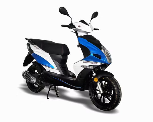 AJS Firefox 125cc – The perfect balance of style, efficiency and fun! 🔥 Blue