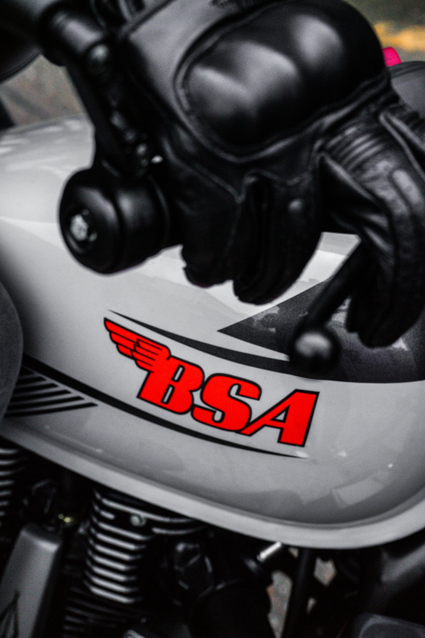 Pre-Order 2025 BSA B65 Scrambler in Striking Silver – Classic Style Meets Modern Adventure