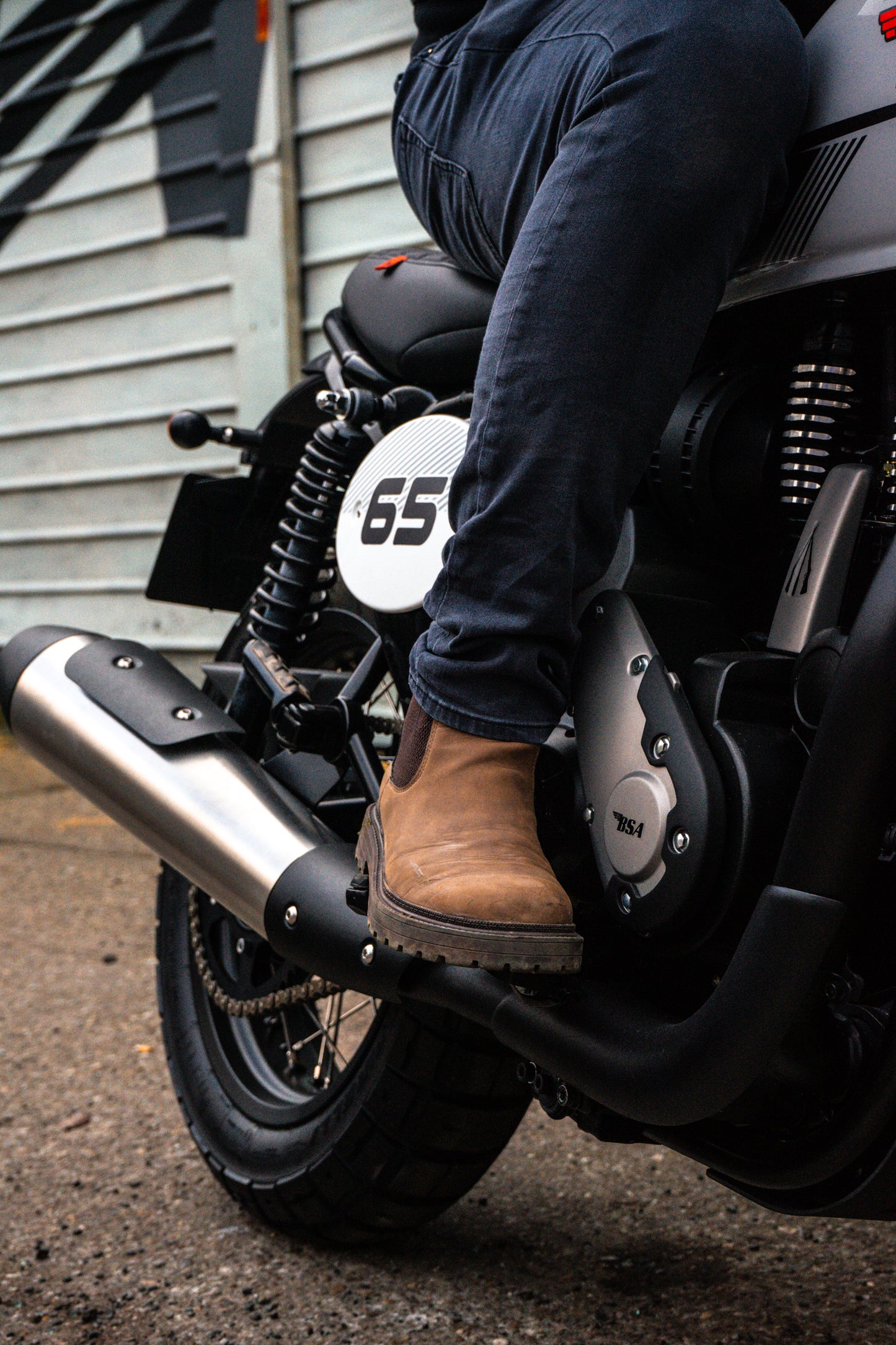 Pre-Order 2025 BSA B65 Scrambler in Striking Silver – Classic Style Meets Modern Adventure