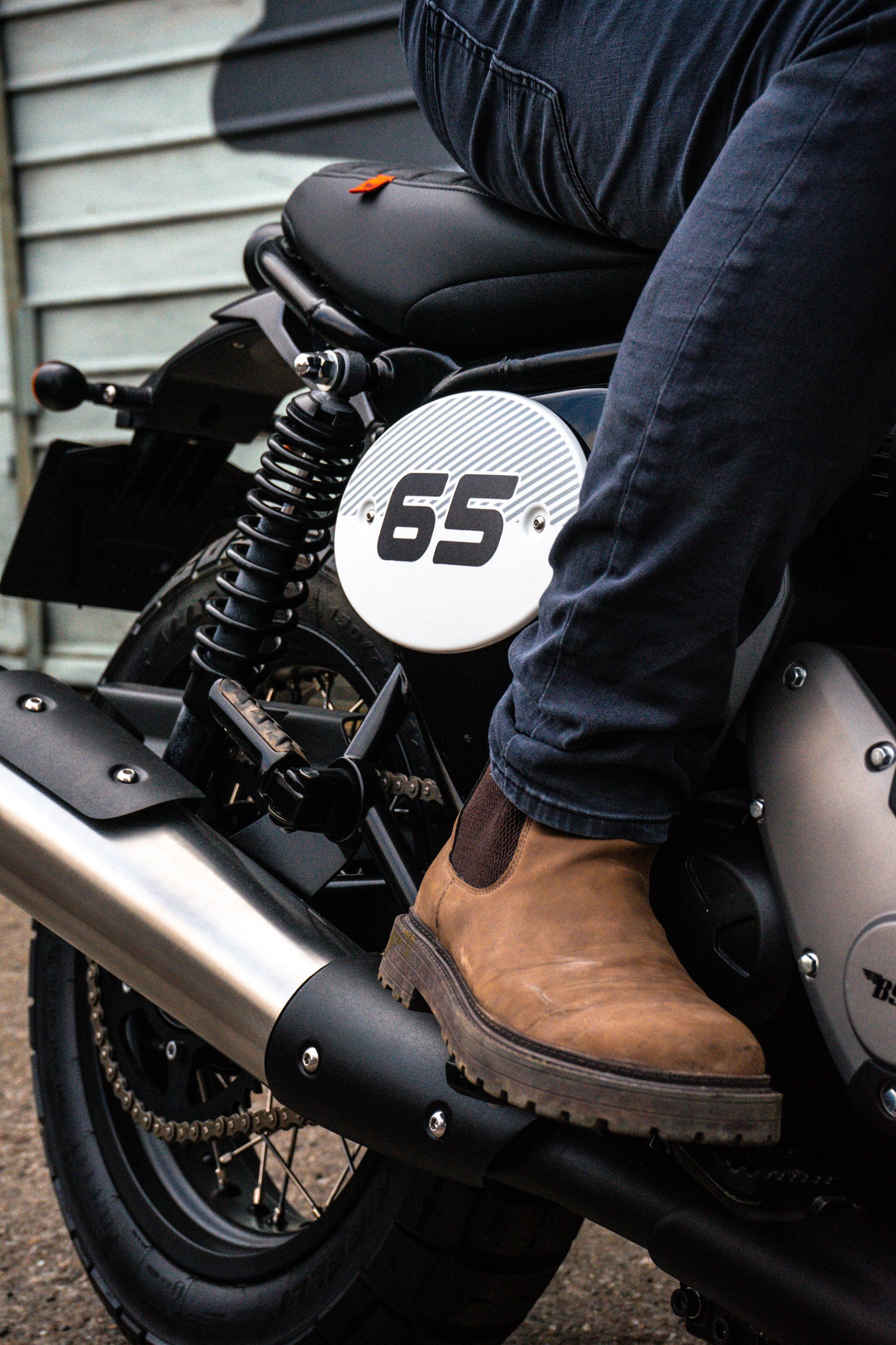Pre-Order 2025 BSA B65 Scrambler in Striking Silver – Classic Style Meets Modern Adventure