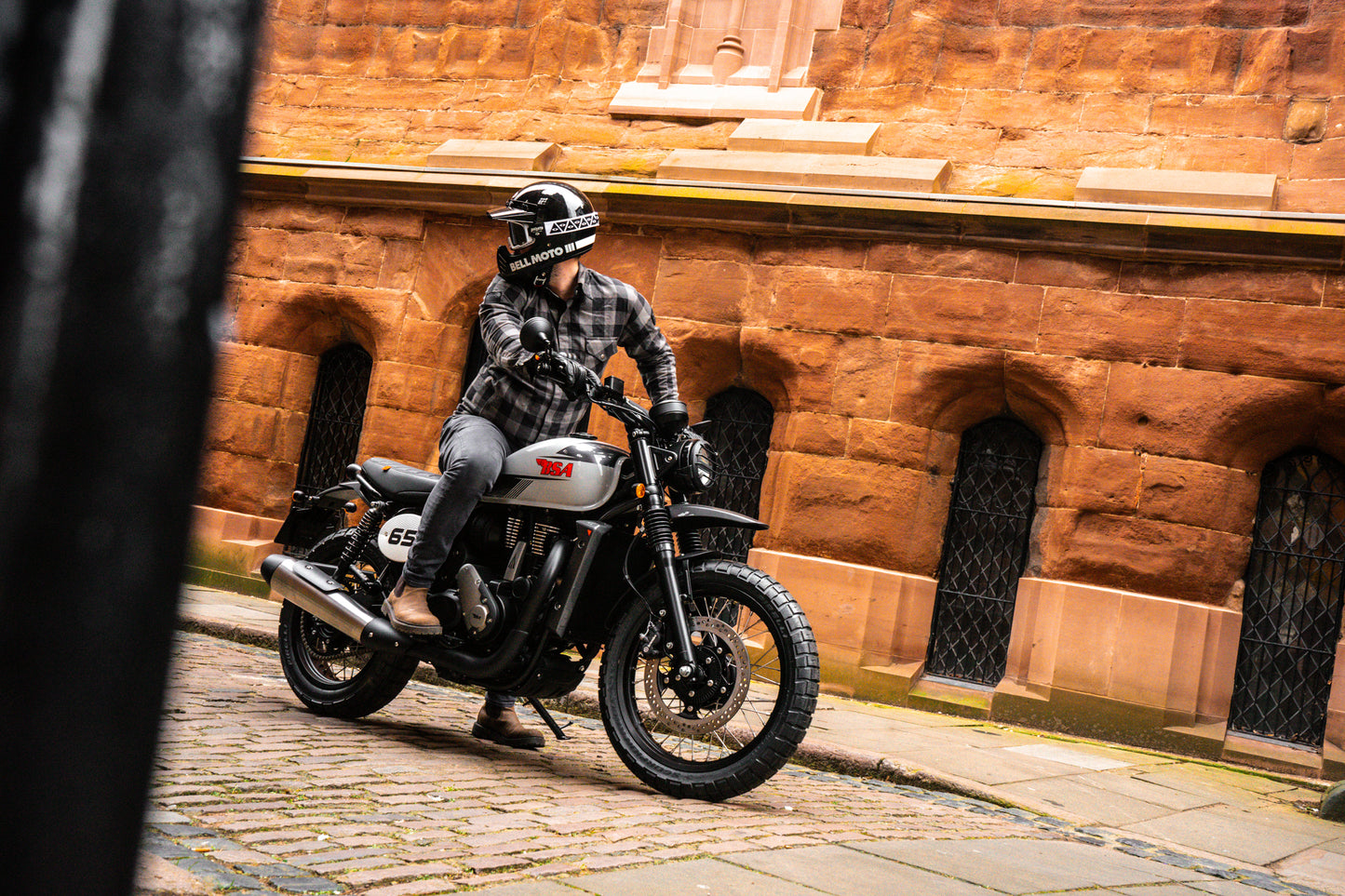 Pre-Order 2025 BSA B65 Scrambler in Striking Silver – Classic Style Meets Modern Adventure