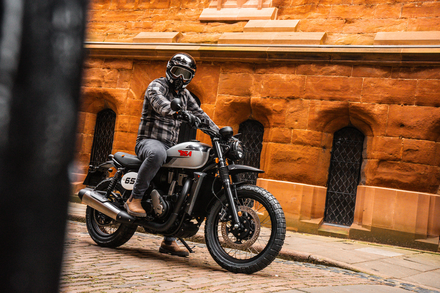 Pre-Order 2025 BSA B65 Scrambler in Striking Silver – Classic Style Meets Modern Adventure