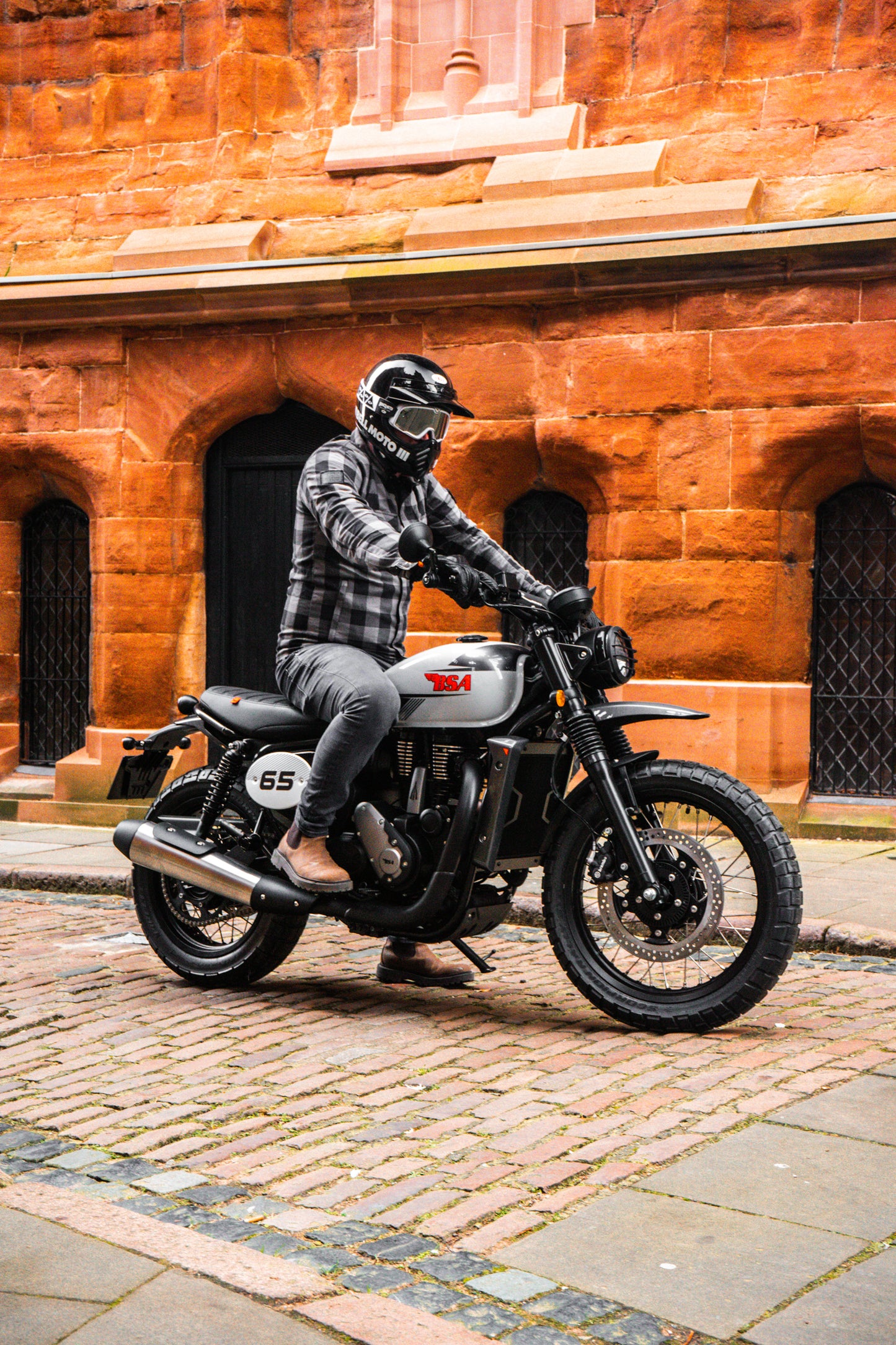 Pre-Order 2025 BSA B65 Scrambler in Striking Silver – Classic Style Meets Modern Adventure