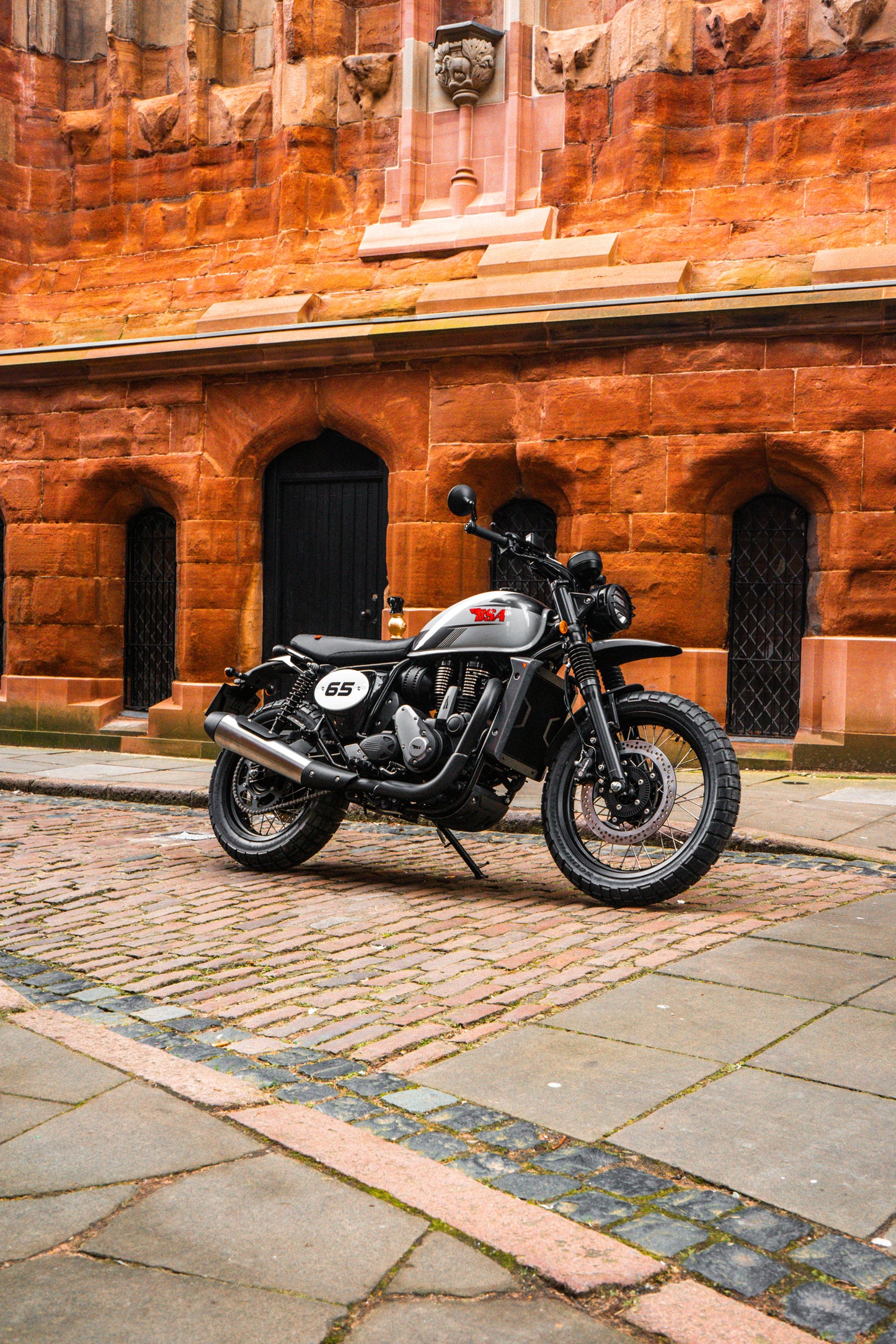 Pre-Order 2025 BSA B65 Scrambler in Striking Silver – Classic Style Meets Modern Adventure