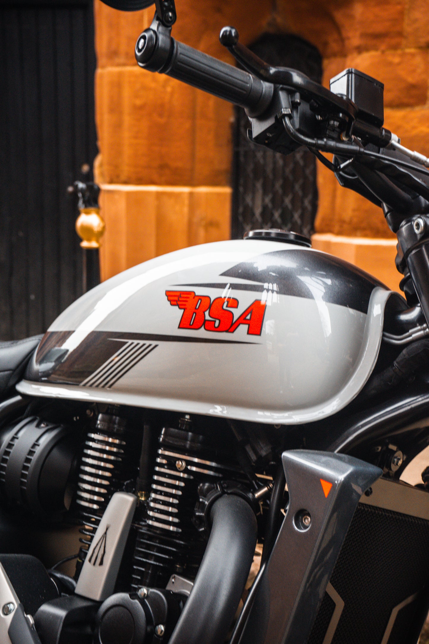 Pre-Order 2025 BSA B65 Scrambler in Striking Silver – Classic Style Meets Modern Adventure