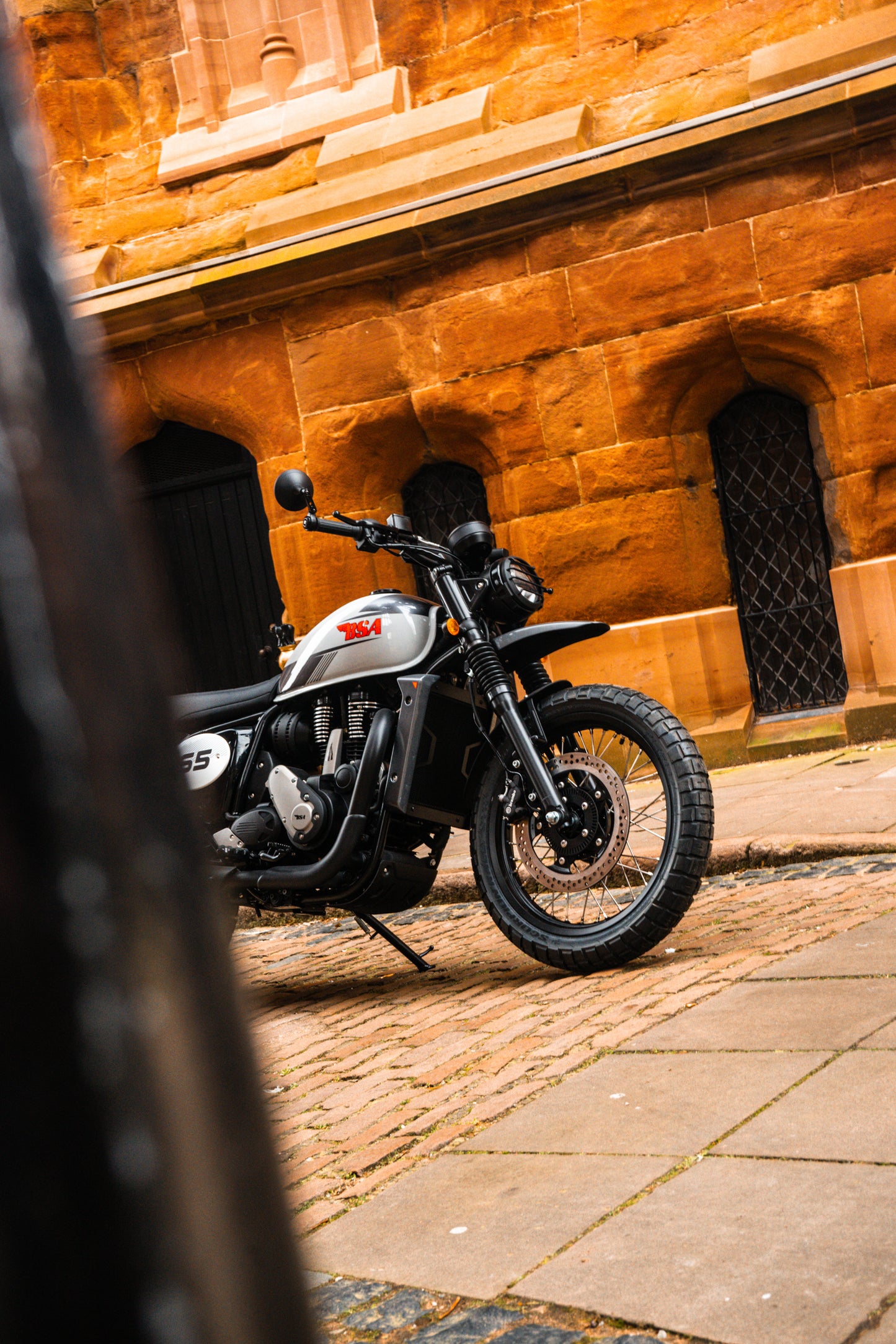 Pre-Order 2025 BSA B65 Scrambler in Striking Silver – Classic Style Meets Modern Adventure