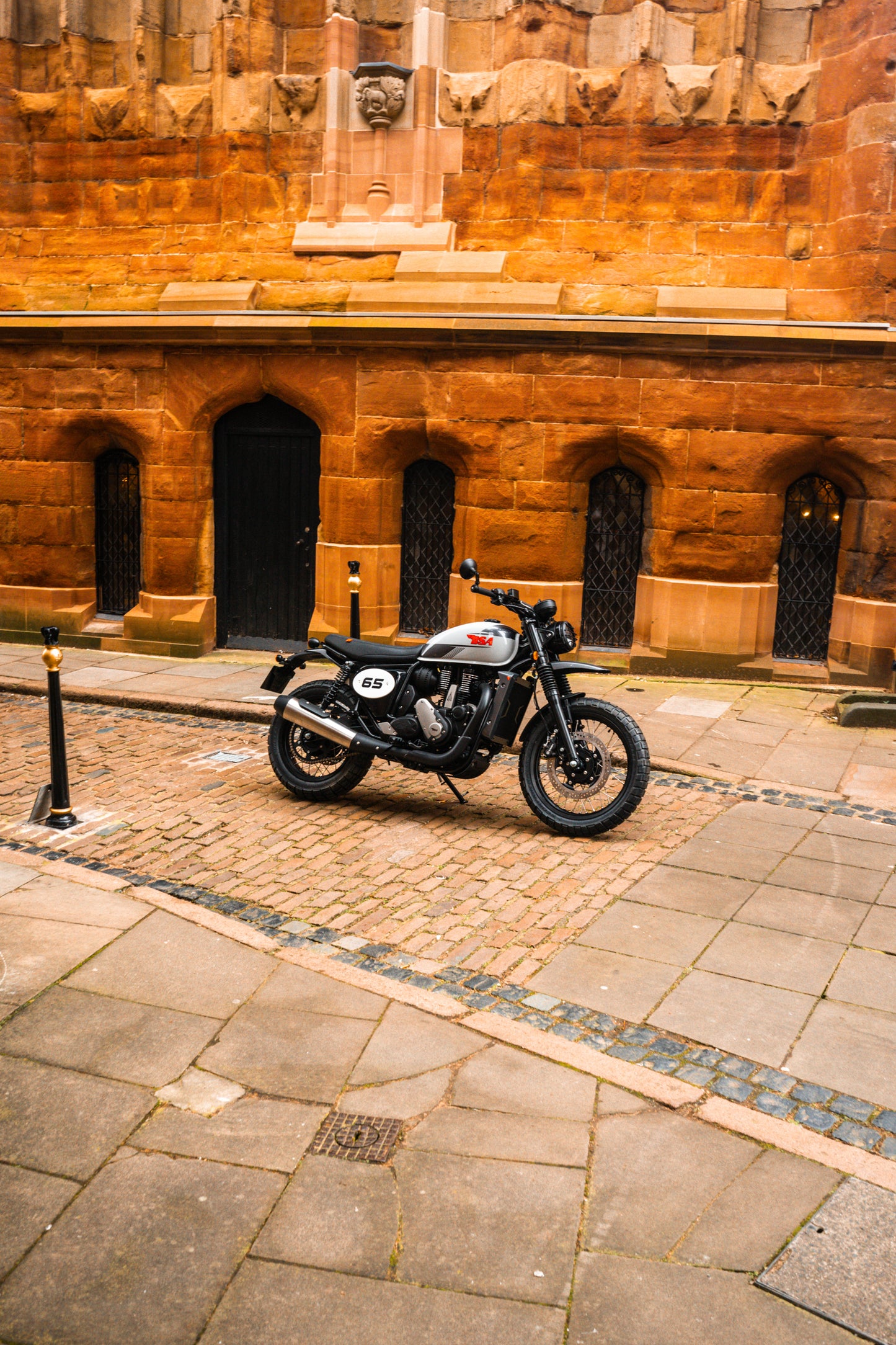 Pre-Order 2025 BSA B65 Scrambler in Striking Silver – Classic Style Meets Modern Adventure
