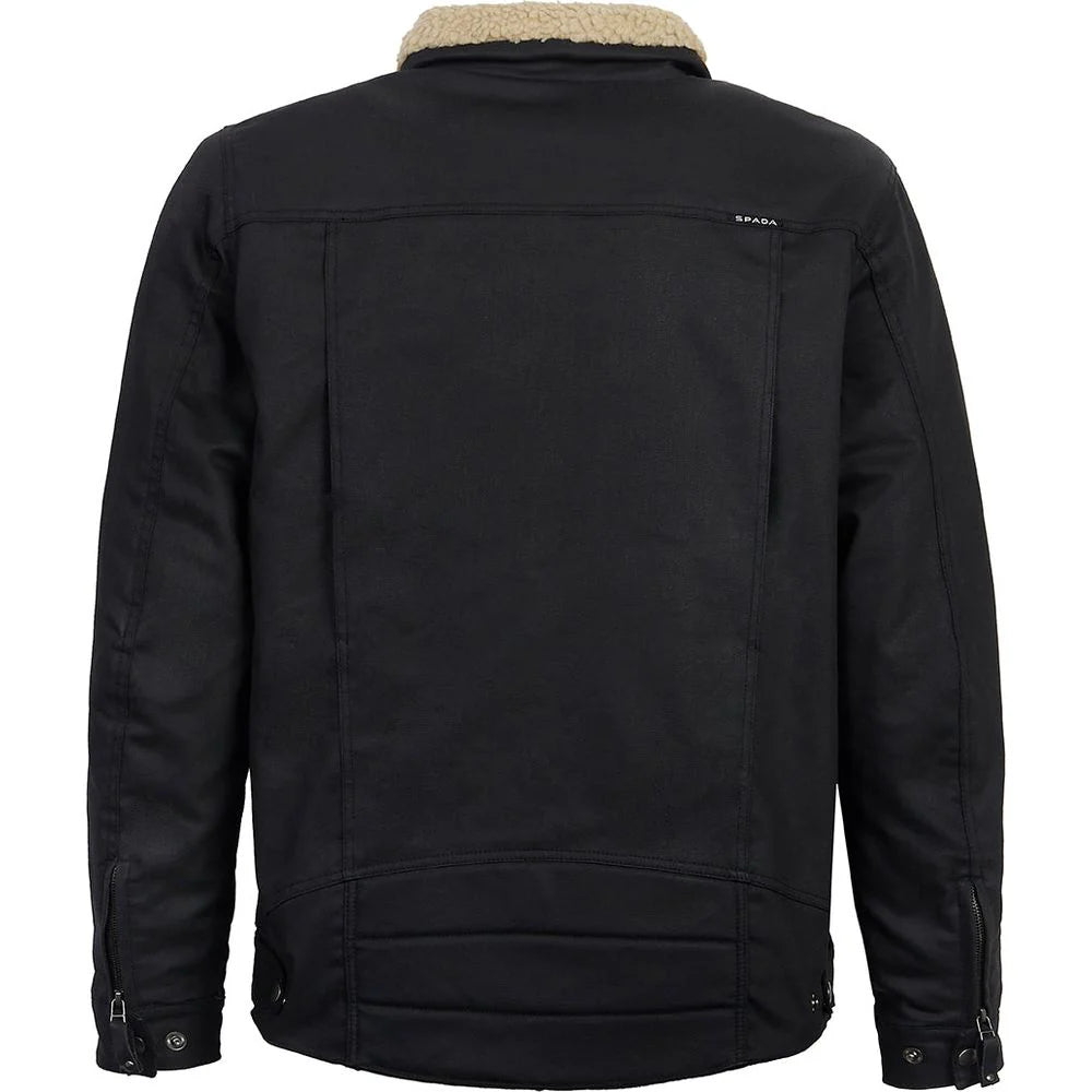 Spada Temper Trucker CE Motorcycle Jacket – Cordura Denim with Sherpa Lining