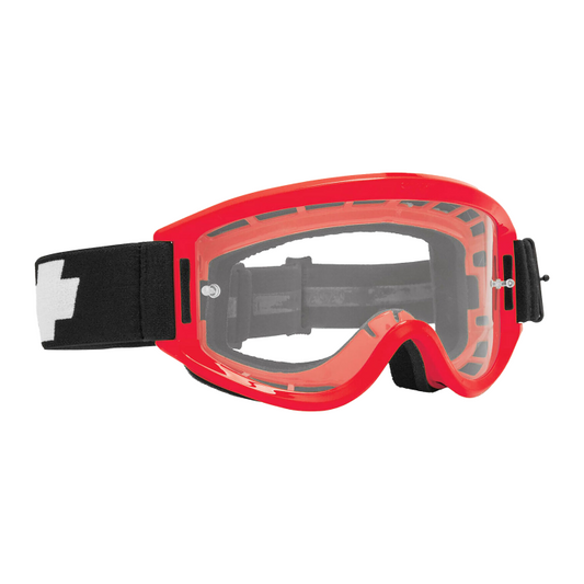 Spy Breakaway Red HD Clear Lens Goggles