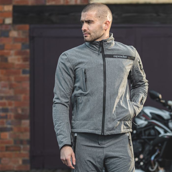 CE Level AA Soft Shell Motorcycle Jacket – Waterproof, Armoured & All-Season Ready