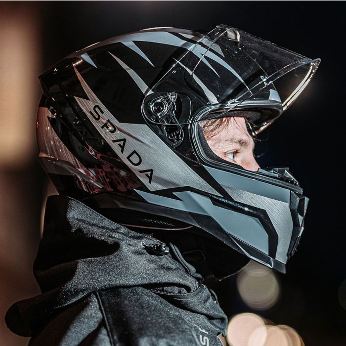 Spada Raiden 2 Thunder Motorcycle Helmet – ECE 22.06 Certified