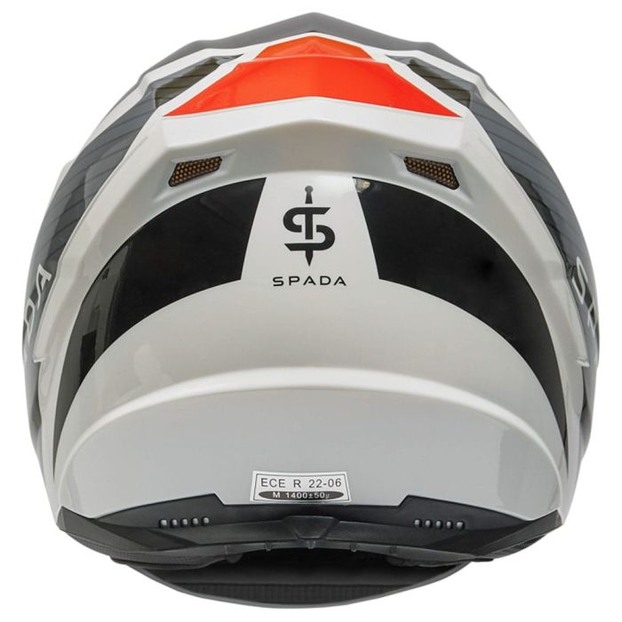 Spada Raiden 2 Thunder Black/White/Red Motorcycle Helmet – ECE 22.06