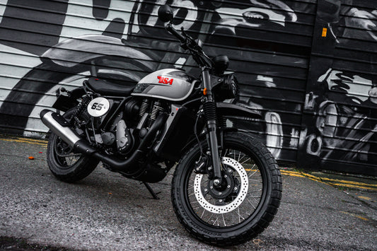 Pre-Order 2025 BSA B65 Scrambler in Striking Silver – Classic Style Meets Modern Adventure