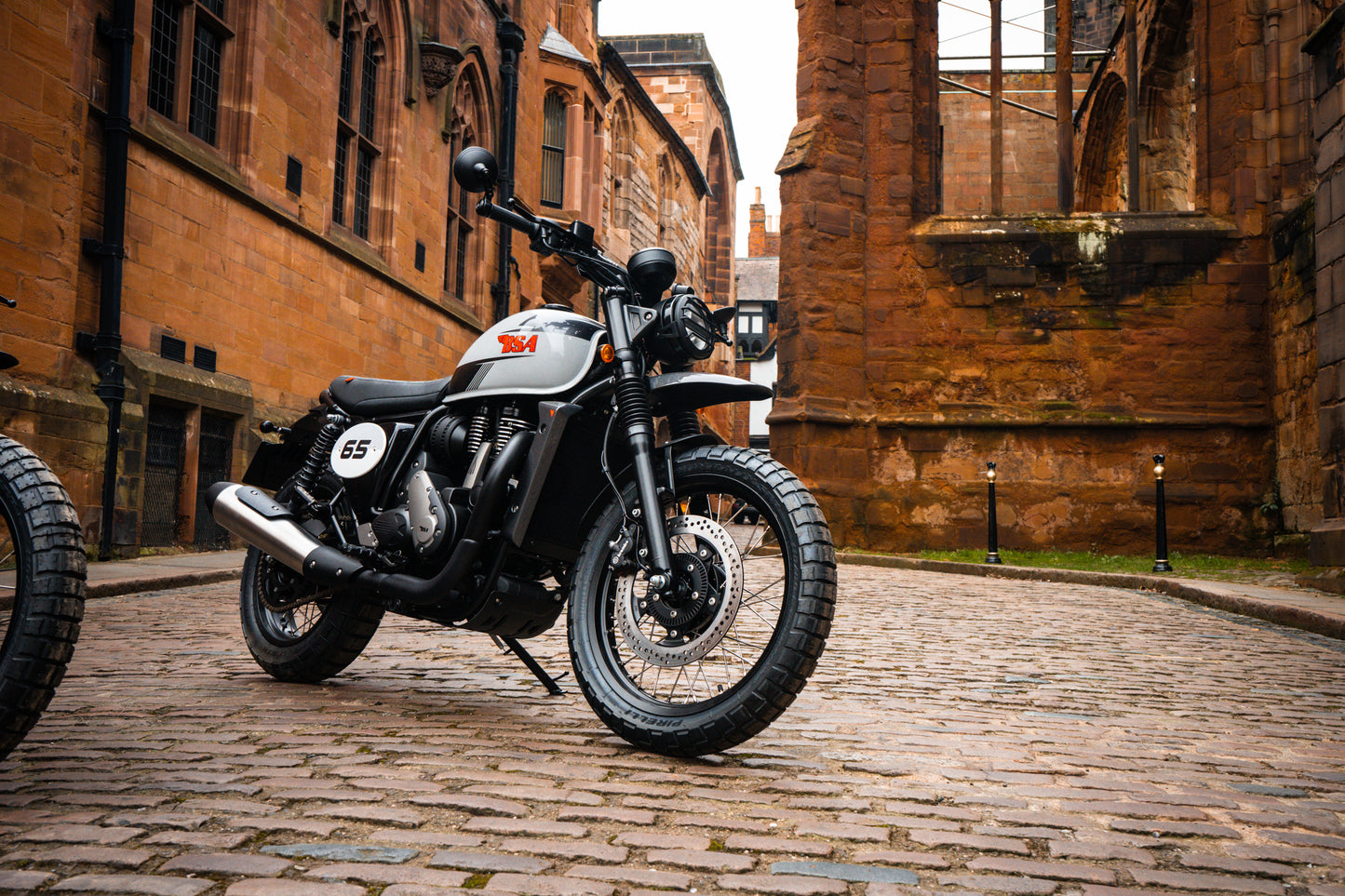 Pre-Order 2025 BSA B65 Scrambler in Striking Silver – Classic Style Meets Modern Adventure