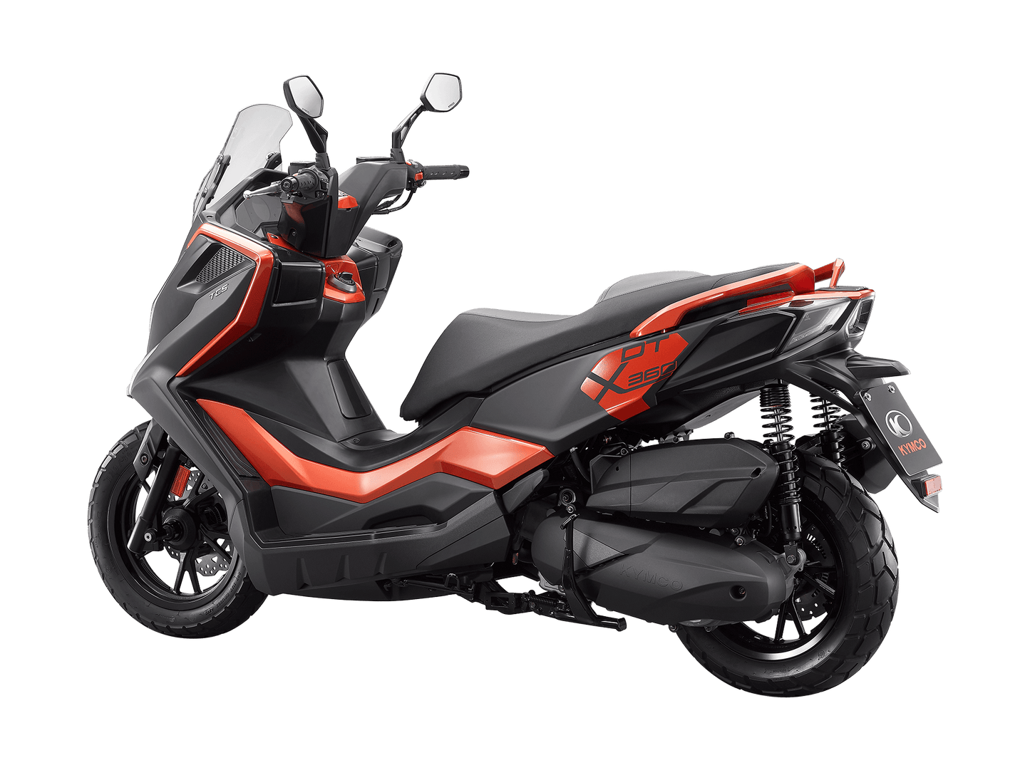 Kymco DTX 360 125cc - Available Now - £4499 +OTR - Orange/Black