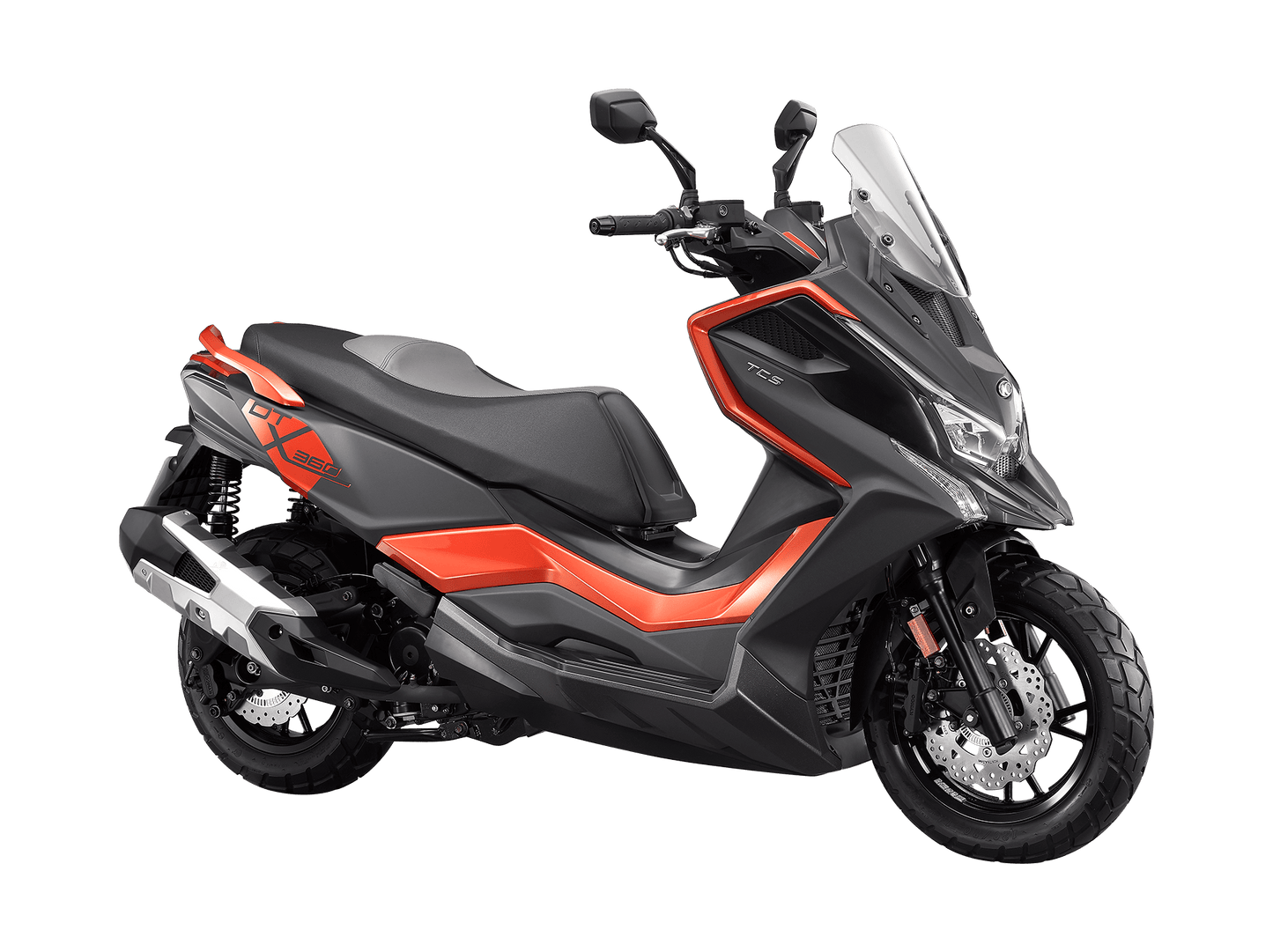 Kymco DTX 360 125cc - Available Now - £4499 +OTR - Orange/Black