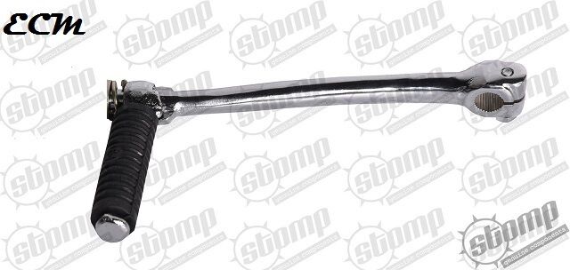 Stomp Pit Bike Folding Chrome Kickstart – 13mm Shaft